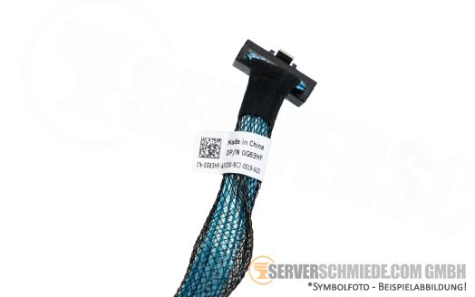 Dell 25cm NVMe Kabel cable 1x SFF-8654 gerade to 1x SFF-8654 gerade R6525 10xSFF 0G63HF