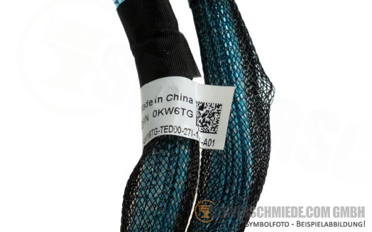 Dell 25cm NVMe Kabel cable 2x SFF-8654 8i gerade to 2x SFF-8654 8i gerade R750 0KW6TG