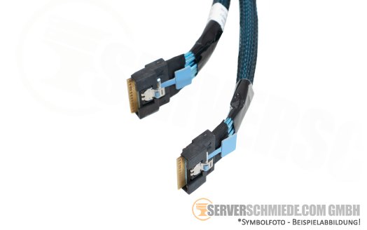 Dell 25cm NVMe Kabel cable 2x SFF-8654 gerade to 2x SFF-8654 gerade R760 0MNR2Y