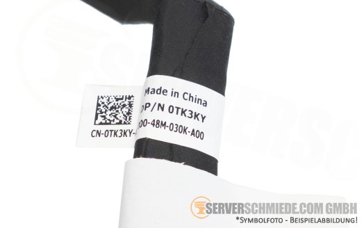 Dell 25cm SAS Kabel cable 1x SFF-8654 gerade to 1x SFF-8654 winkel R7615 0TK3KY