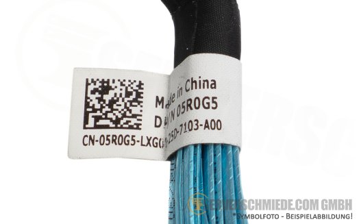 Dell 26cm NVMe Kabel cable 1x SFF-8654 8i winkel to 1x SFF-8654 8i gerade R650 10xSFF 05R0G5