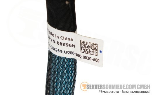 Dell 26cm NVMe Kabel cable 1x SFF-8654 gerade to 1x SFF-8654 gerade R6525 10xSFF 08K96N
