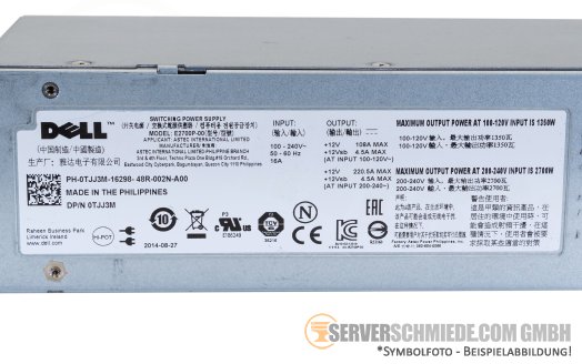Dell 2700W Dell M1000e PSU Netzteil 0TJJ3M