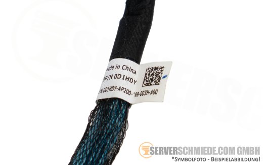 Dell 27cm NVMe Kabel cable 1x SFF-8654 8i gerade to 1x SFF-8654 8i gerade R6525 10xSFF 0D1HDY