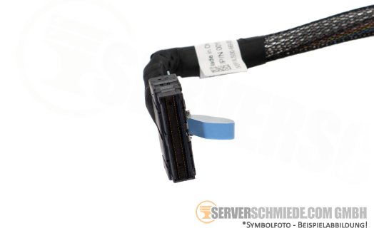 Dell 27cm NVMe Kabel cable 1x SFF-8654 gerade to 1x SFF-8654 winkel R770 00Y6PF