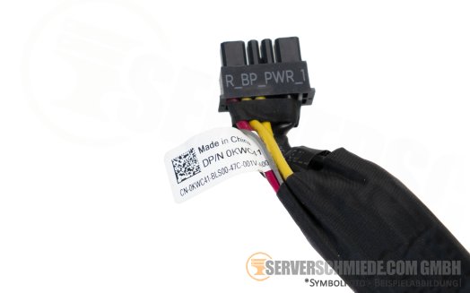Dell 28cm Rear Backplane Power Kabel cable 1x 10-pin gerade to 1x 12-pin gerade R760 0KWC41