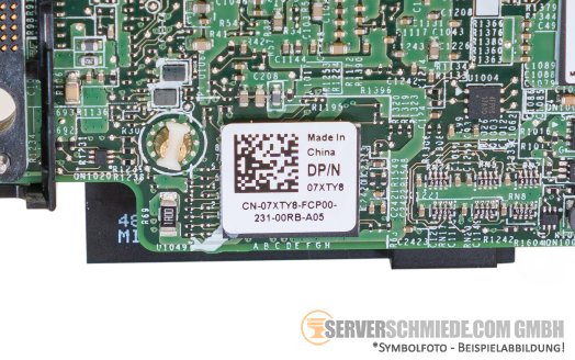 Dell 2GB PERC H730p Mini Mono 12G SAS Raid Controller for HDD SSD R740xd2 C6420 Raid 0,1,5,6,10,50,60, non-Raid (pass through) 07XTY8