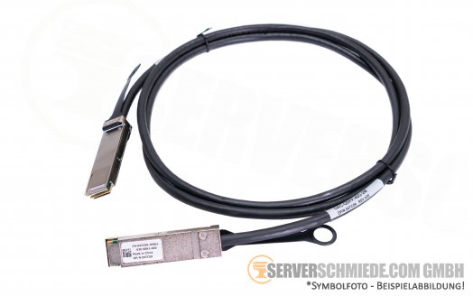 Dell 2m Kabel DAC copper 1x 40Gb QSFP+ to 1x 40Gb QSFP+ 04TC09