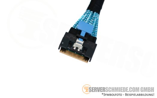 Dell 30cm Backplane to Mainboard Kabel 1x SFF-8654 gerade to 1x SFF-8654 gerade R750 0YDT21