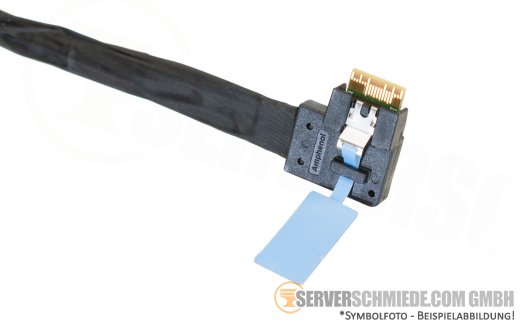 Dell 30cm BOSS N1 Data Kabel 1x SFF-8654 4i gerade to 1x SFF-8654 4i winkel 0H40T7