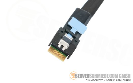 Dell 30cm BOSS N1 Data Kabel 1x SFF-8654 4i gerade to 1x SFF-8654 4i winkel 0H40T7