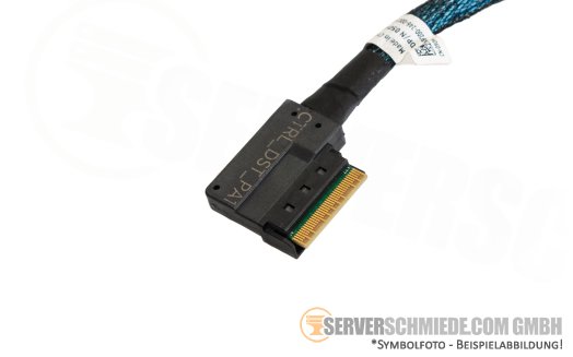 Dell 30cm front PERC to MB Kabel cable 1x SFF-8654 winkel to 1x SFF-8654 winkel R650 050H25