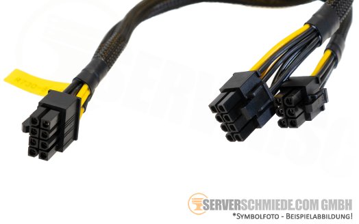 Dell 30cm GPU Power Kabel Cable 1x 8-pin to 1x 6-pin + 1x 6+2-pin  R720 R730 R730xd