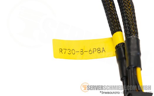 Dell 30cm GPU Power Kabel Cable 1x 8-pin to 1x 6-pin + 1x 6+2-pin  R720 R730 R730xd