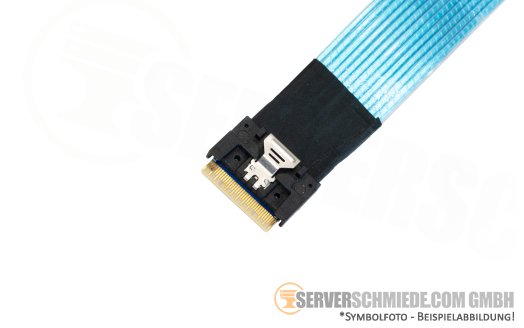 Dell 30cm NVMe Kabel cable 1x SFF-8654 gerade to 1x SFF-8654 gerade R6525 10xSFF 0DN0Y5