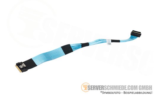 Dell 30cm NVMe Kabel cable 1x SFF-8654 gerade to 1x SFF-8654 gerade R6525 10xSFF 0DN0Y5