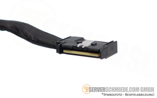 Dell 30cm NVMe Kabel cable 1x SFF-8654 gerade to 1x SFF-8654 winkel R660 10xSFF 0WRDFD