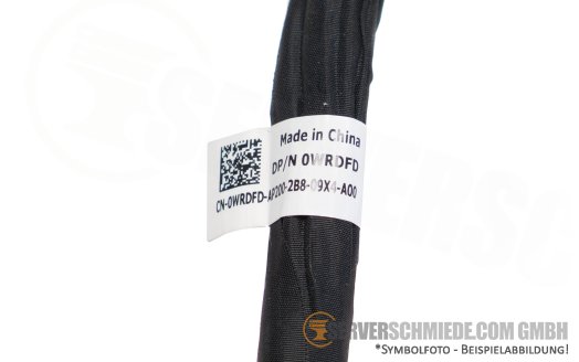 Dell 30cm NVMe Kabel cable 1x SFF-8654 gerade to 1x SFF-8654 winkel R660 10xSFF 0WRDFD