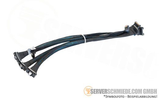 Dell 30cm NVMe Kabel cable 4x SFF-8654 winkel to 4x SFF-8654 winkel R7415 R7515 0N3K4M
