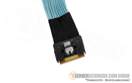 Dell 31cm NVMe Kabel cable 1x SFF-8654 8i gerade to 1x SFF-8654 8i gerade R6525 10xSFF 0PR8H7
