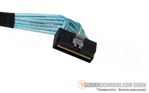 Dell 31cm NVMe Kabel cable 1x SFF-8654 8i gerade to 1x SFF-8654 8i gerade R6525 10xSFF 0PR8H7