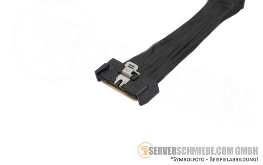 Dell 33cm NVMe Kabel cable 1x SFF-8654 8i winkel to 1x SFF-8654 8i gerade R760 0F41X4
