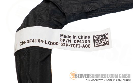 Dell 33cm NVMe Kabel cable 1x SFF-8654 8i winkel to 1x SFF-8654 8i gerade R760 0F41X4