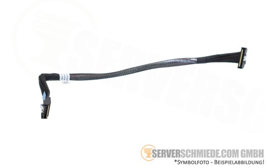 Dell 34cm Backplane to front PERC Controller Kabel cable 1x SFF-8654 8i gerade to 1x SFF-8654 8i gerade R760 24SFF 0NT1KM