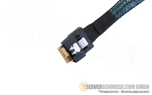 Dell 35cm Backplane to front PERC Controller Kabel 1x SFF-8654 8i gerade to 1x SFF-8654 4i winkel R650 10x SFF 05J6TF