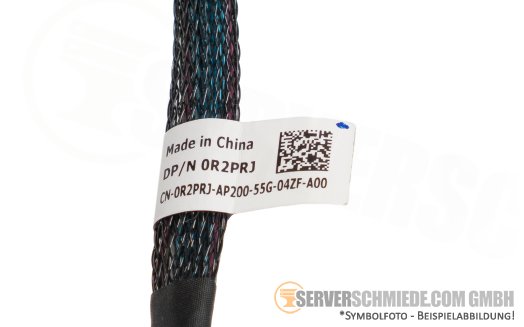 Dell 35cm Backplane to front PERC Controller Kabel cable 1x SFF-8654 4i gerade to 1x SFF-8654 8i gerade R660xs 10xSFF 0R2PRJ