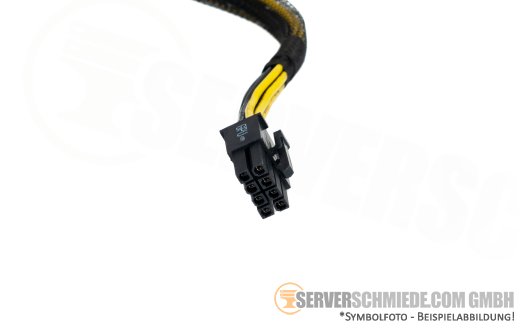 Dell 35cm GPU power cable 1x 12-pin to 1x 8-pin EPS / CPU R650xs R750xs R750 R7525 0T34N0