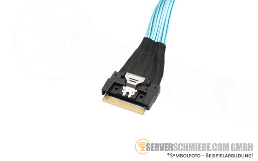 Dell 35cm NVMe Kabel cable 1x SFF-8654 gerade to 1x SFF-8654 gerade R6525 10xSFF 0GC49J