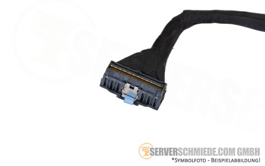Dell 35cm SAS cable 1x SFF-8654 gerade to 1x SFF-8654 winkel BP_DST_PA3 to MB_SL8 R6615 10x SFF 0Y69WW