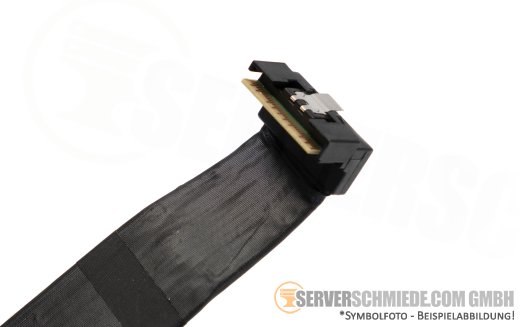 Dell 38cm Backplane to front PERC Controller SAS Kabel cable 1x SFF-8654 8i gerade to 1x SFF-8654 8i winkel R760 16xSFF 09VTP7
