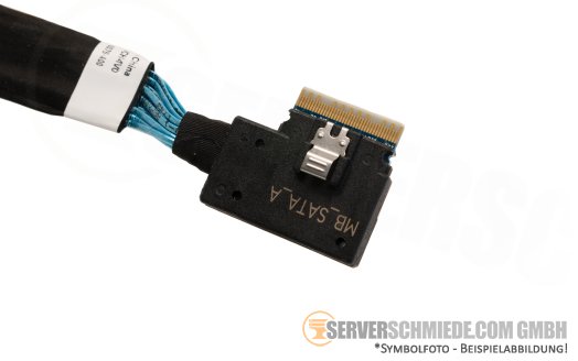 Dell 40cm C6420 Onboard SATA Kabel 1x SFF-8654 Slim SAS 8i 74-pin Stecker winkel -- 1x 74-pin proprietär 0CH4V0