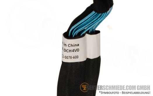 Dell 40cm C6420 Onboard SATA Kabel 1x SFF-8654 Slim SAS 8i 74-pin Stecker winkel -- 1x 74-pin proprietär 0CH4V0