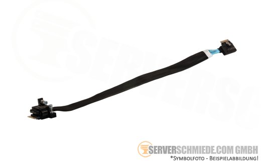 Dell 40cm C6420 Onboard SATA Kabel 1x SFF-8654 Slim SAS 8i 74-pin Stecker winkel -- 1x 74-pin proprietär 0CH4V0