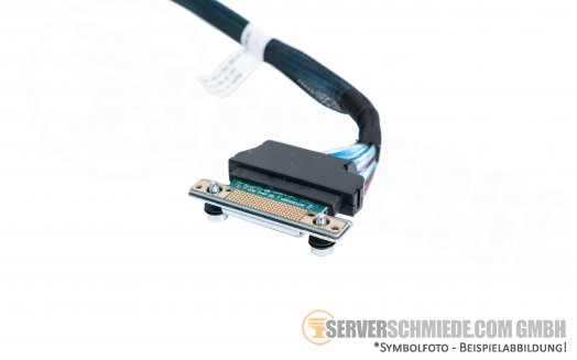 Dell 40cm  SAS Kabel 1x Perc 1x doppel SFF-8643 winkel 08717G