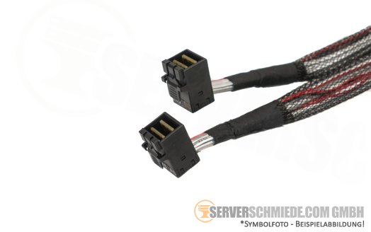 Dell 40cm SAS Kabel 2x SFF-8643 winkel to 2x SFF-8643 (double) winkel R440 10 bay 0FRN2J