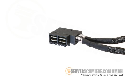 Dell 40cm SAS Kabel 2x SFF-8643 winkel to 2x SFF-8643 (double) winkel R440 10 bay 0FRN2J