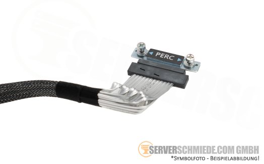 Dell 40cm SAS Kabel cable 1x mini PERC Mini Mono to 2x SFF-8643 winkel R640 0DC1C0