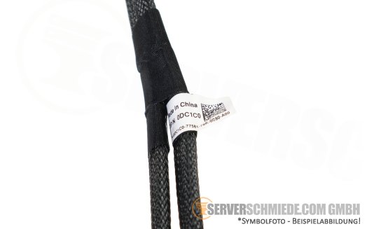 Dell 40cm SAS Kabel cable 1x mini PERC Mini Mono to 2x SFF-8643 winkel R640 0DC1C0