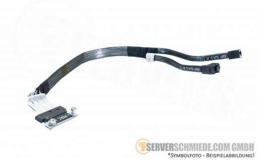 Dell 40cm  SAS Kabel 1x SAS MPERC to 2x SFF-8643 winkel 0FNYNV