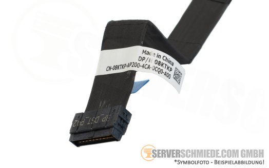 Dell 43cm NVMe Kabel cable 1x SFF-8654 gerade to 1x SFF-8654 gerade R7725 08KTKP