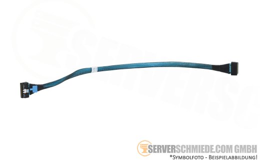 Dell 44cm NVMe Kabel cable 1x SFF-8654 gerade to 1x SFF-8654 gerade XR12 0TX79R