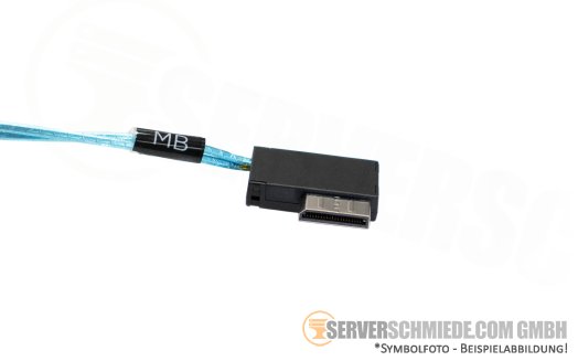 Dell 44cm SATA ODD Kabel cable 1x SATA Slimline 13-pol gerade to 1x OcuLink + 1x 4-pin power R740 0R65DJ