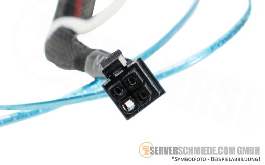 Dell 44cm SATA ODD Kabel cable 1x SATA Slimline 13-pol gerade to 1x OcuLink + 1x 4-pin power R740 0R65DJ