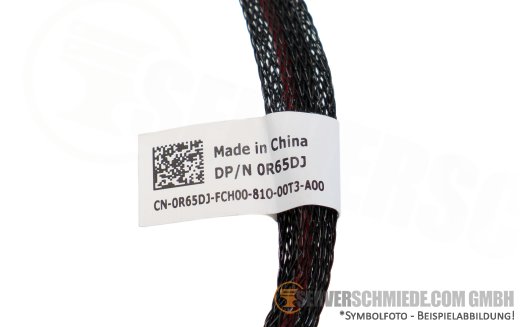 Dell 44cm SATA ODD Kabel cable 1x SATA Slimline 13-pol gerade to 1x OcuLink + 1x 4-pin power R740 0R65DJ