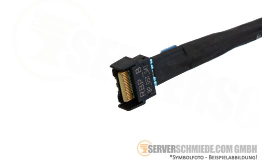 Dell 45cm BP to Controller Kabel cable 1x SFF-8654 8i winkel to 2x SFF-8654 4i winkel + gerade R750xs 0WTHHV