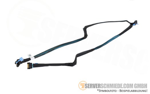 Dell 45cm BP to Controller Kabel cable 1x SFF-8654 8i winkel to 2x SFF-8654 4i winkel + gerade R750xs 0WTHHV